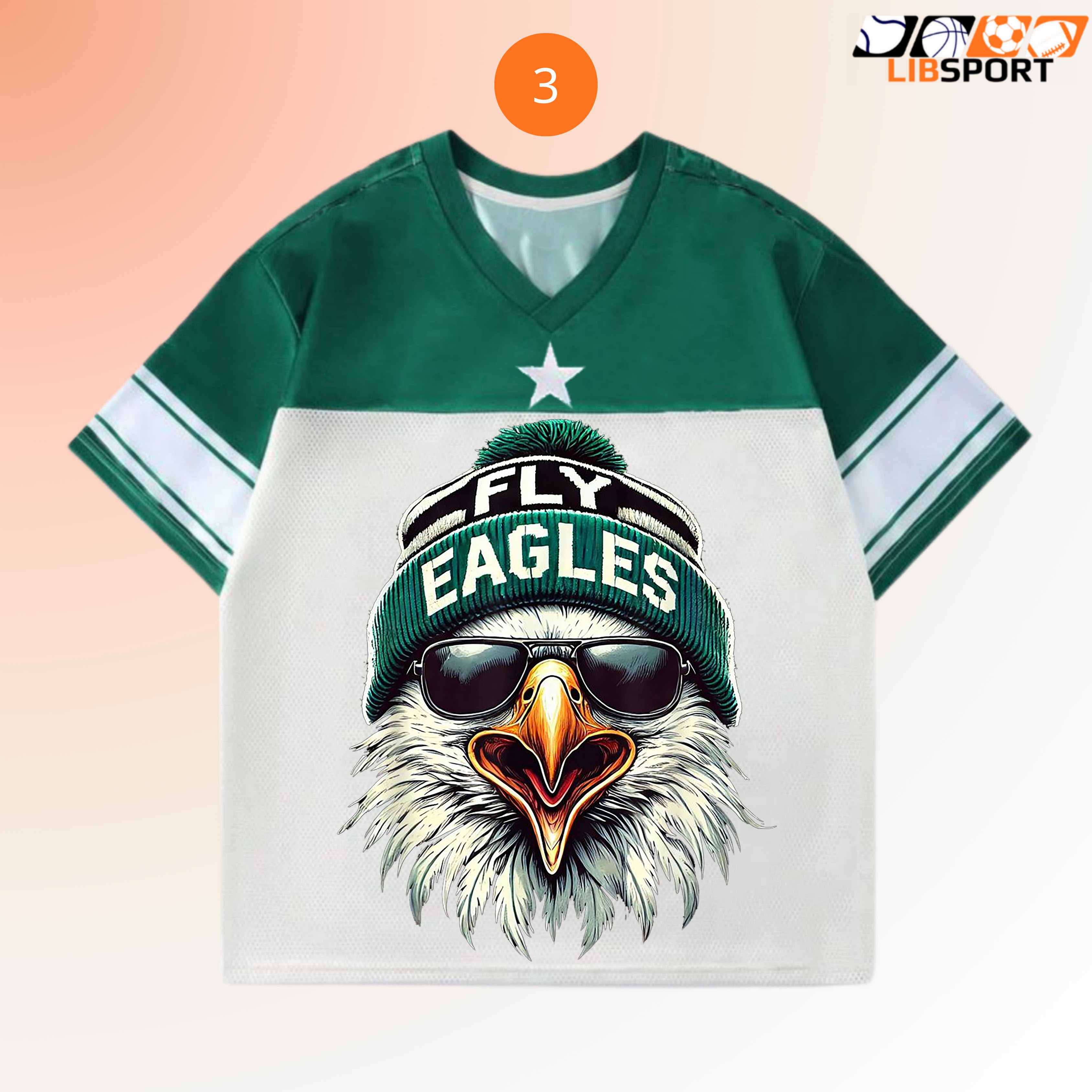 Philadelphia Eagles Football Jersey, Unisex Nfl Fan Merch, Gift